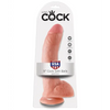 King Cock 9’’ Cock w/Balls - Flesh - Dongs & Dildos