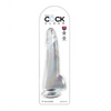 King Cock Clear 10’’ Cock w/Balls - Clear - Dongs & Dildos