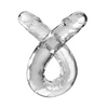 King Cock Clear 18’’ Double Dildo - Clear - Dongs & Dildos