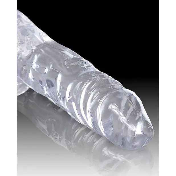 King Cock Clear 4’’ Cock w/Balls - Dongs & Dildos