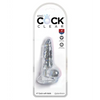 King Cock Clear 4’’ Cock w/Balls - Dongs & Dildos