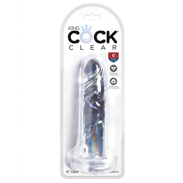 King Cock Clear 6’’ Cock - Dongs & Dildos