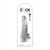 King Cock Clear 7.5’’ Cock w/Balls - Clear - Dongs & Dildos