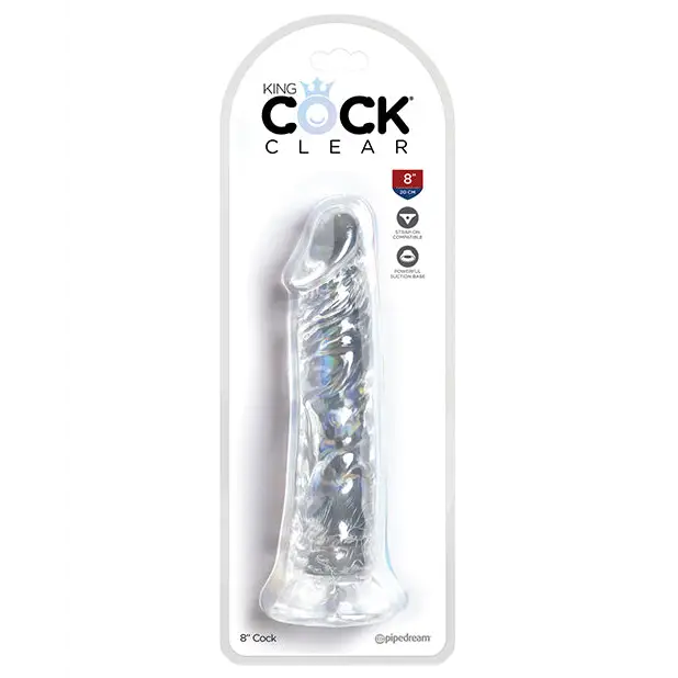 King Cock Clear 8’’ Cock - Dongs & Dildos