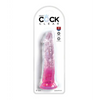 King Cock Clear 8’’ Cock - Pink - Dongs & Dildos