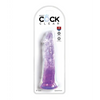 King Cock Clear 8’’ Cock - Purple - Dongs & Dildos