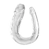 King Cock Clear Large Double Trouble Dildo - Clear - Dongs & Dildos