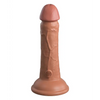 King Cock Elite 6’’ Dual Density Silicone Cock - Tan - Dongs & Dildos