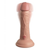 King Cock Elite 6’’ Dual Density Vibrating Silicone Cock - Light - Vibrators