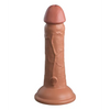 King Cock Elite 6’’ Dual Density Vibrating Silicone Cock - Tan - Vibrators