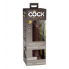 King Cock Elite 7’’ Dual Density Silicone Cock - Brown - Dongs & Dildos