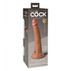 King Cock Elite 7’’ Dual Density Silicone Cock - Tan - Dongs & Dildos