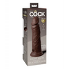 King Cock Elite 8’’ Dual Density Silicone Cock - Brown - Dongs & Dildos
