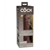 King Cock Elite 8’’ Dual Density Silicone Cock - Brown - Dongs & Dildos