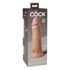 King Cock Elite 8’’ Dual Density Silicone Cock - Light - Dongs & Dildos