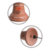 King Cock Elite 8’’ Dual Density Vibrating Silicone Cock - Tan - Vibrators