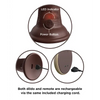 King Cock Elite 9’’ Dual Density Vibrating Silicone Cock w/Remote - Brown - Vibrators