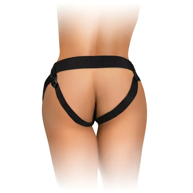 King Cock Elite Beginner’s Body Dock Strap On Harness - Black - Strap Ons