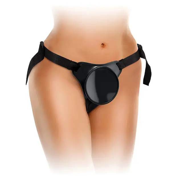 King Cock Elite Beginner’s Body Dock Strap On Harness - Black - Strap Ons