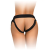 King Cock Elite Comfy Body Dock Strap On Harness - Black - Strap Ons