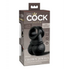 King Cock Elite The Crown Jewels Vibrating Swinging Balls - Black - Penis Enhancement
