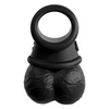 King Cock Elite The Crown Jewels Vibrating Swinging Balls - Black - Penis Enhancement