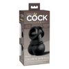 King Cock Elite The Crown Jewels Weighted Swinging Balls - Black - Penis Enhancement