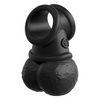 King Cock Elite The Crown Jewels Weighted Swinging Balls - Black - Penis Enhancement