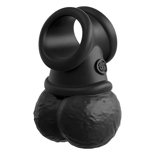 King Cock Elite Ultimate Vibrating Silicone Body Dock Kit w/Remote - Strap Ons
