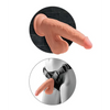 King Cock Plus 7’’ Triple Density Cock w/Swinging Balls - Tan - Dongs & Dildos