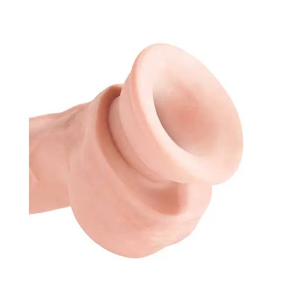 King Cock Plus 8’’ Triple Density Cock w/Balls - Dongs & Dildos