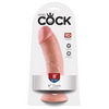 King Cock Realistic Suction Cup 8’’ Dong - Flesh - Dongs & Dildos