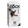 King Cock Strap-On Harness w/6’’ Cock - Tan - Strap Ons