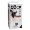 King Cock Strap-On Harness w/8’’ Cock - Tan - Strap Ons