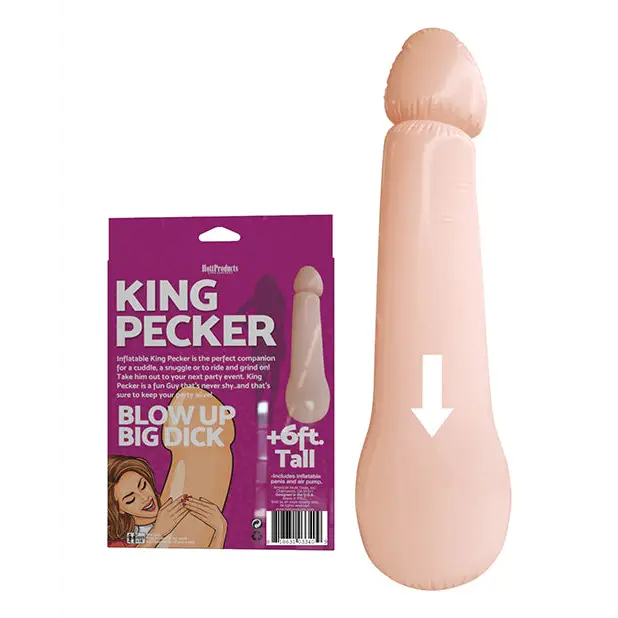 King Pecker 6 ft Giant Inflatable Penis - Vibrators