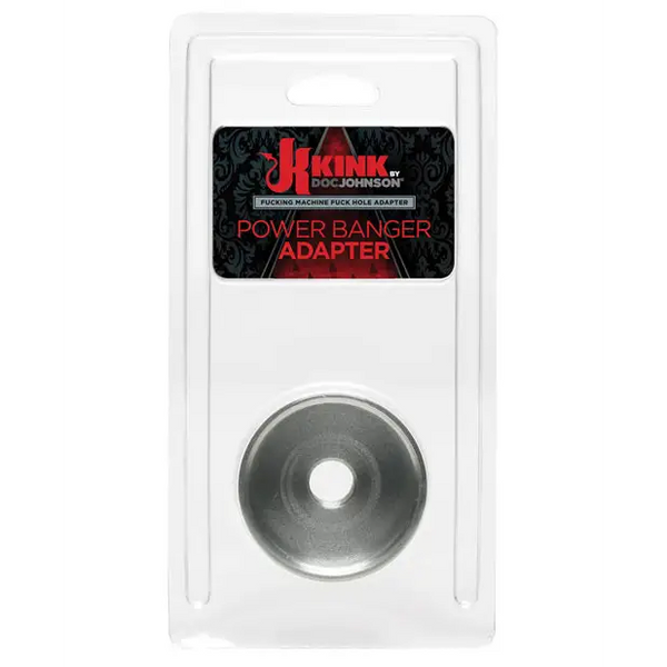 Kink Fucking Machines Power Banger Adapter for Fuck Hole Variable Pressure Stroker - Silver - Sex Machines