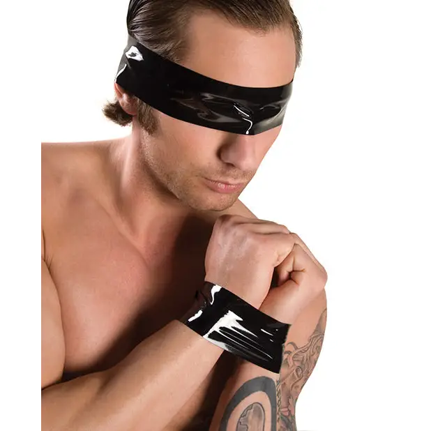 KinkLab Bondage Tape - Black - Bondage Blindfolds & Restraints