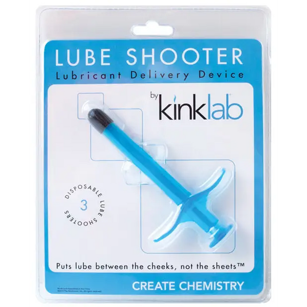 KinkLab Lube Shooter - Blue - Lubricants