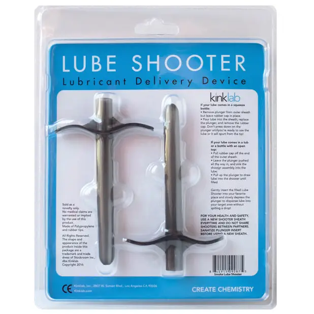 KinkLab Lube Shooter - Smoke - Lubricants