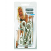 KinkLab Nickel Plated Snap Hooks - Pack of 4 - Bondage Blindfolds & Restraints