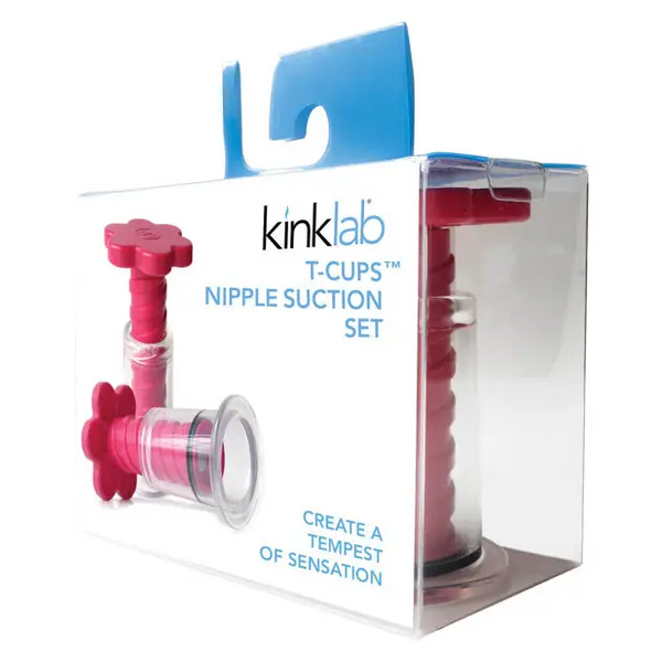 KinkLab T-Cup Nipple Suction Set - Stimulators