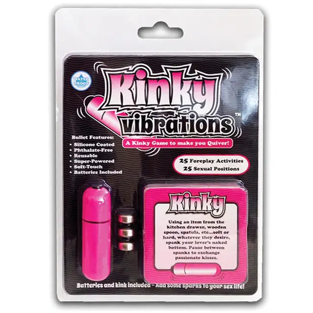 Kinky Vibrations Game w/Bullet - Games for Romance & Couples