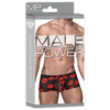 Kiss Me Stretch Mesh Mini Short Blk/Rd SM - Lingerie - Packaged