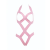 Kitten Obsession Strappy Open Cup Teddy Pink O/S - Lingerie - Packaged