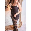 Kix’ies Jackie Ballet Thigh High Black B - Lingerie - Packaged