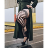 Kixies Jo Circle Fishnet Footless Thigh High Black C - Lingerie - Packaged
