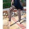 Kixies Jo Circle Fishnet Footless Thigh High Black - Lingerie - Packaged
