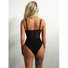 Kix’ies Signature Striped Bodysuit Black XL - Lingerie - Hanging
