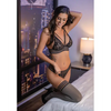 Kix’ies Waterfall Bralette Black XL - Lingerie - Packaged