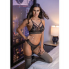 Kix’ies X-Strap Bralette Black MD - Lingerie - Packaged